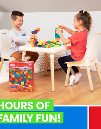 Prextex 150 Piece Classic Big Building Bricks | Large Toy Blocks | Compatible with Most Major Brands, STEM Toy Large Building Bricks Set for All Ages, Boys & Girls

