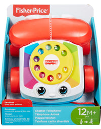 Fisher-Price Chatter Telephone, Classic Infant Pull Toy
