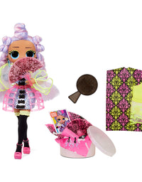 LOL Surprise OMG Dance Dance Dance Miss Royale Fashion Doll with 15 Surprises Including Magic Black Light, Shoes, Hair Brush, Doll Stand and TV Package - Great Gift for Girls Ages 4+
