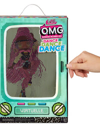 LOL Surprise OMG Dance Dance Dance Virtuelle Fashion Doll with 15 Surprises Including Magic Black Light, Shoes, Hair Brush, Doll Stand and TV Package - Great Gift for Girls Ages 4+ Who Love to Dance
