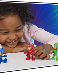 PJ Masks 3-in-1 Combiner Jet Preschool Toy, Toy Set with 3 Connecting Cars and 3 Action Figures for Kids Ages 3 and Up
