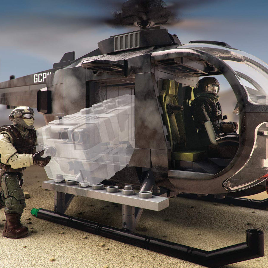 Mega Construx Call of Duty Special Ops Copter Construction Set with character figures, Building Toys for Collectors (363 Pieces) [Amazon Exclusive]