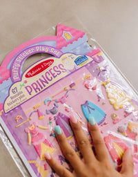 Melissa & Doug Puffy Sticker Activity Books Set: Dress-Up, Princess, Mermaid - 208 Reusable Stickers
