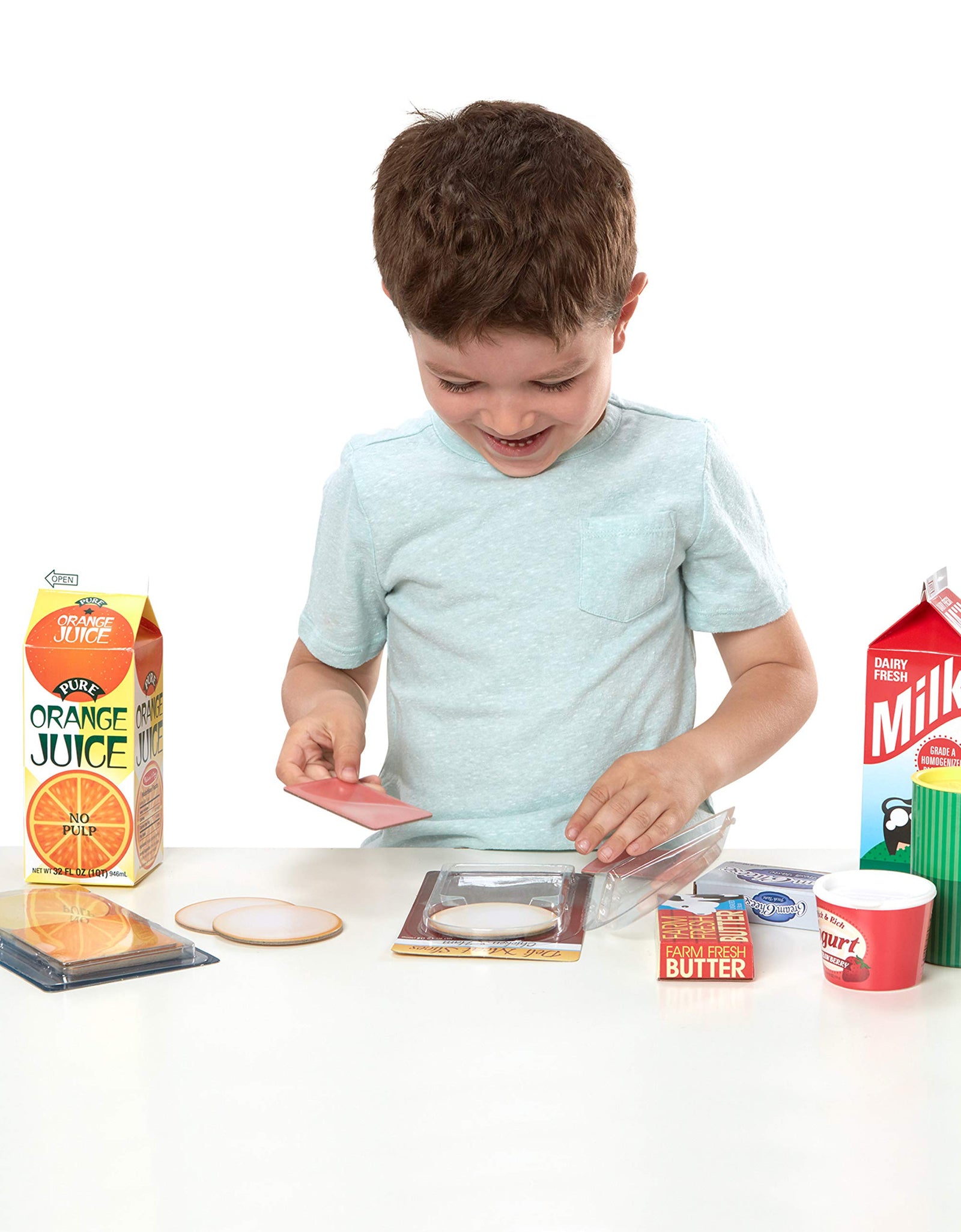 Melissa & Doug Fridge Groceries Play Food Cartons (8 pieces)