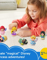 Fisher-Price Disney Princess Gift Set by Little People, 6 Character Figures for Toddlers and Preschool Kids Ages 18 Months to 5 Years
