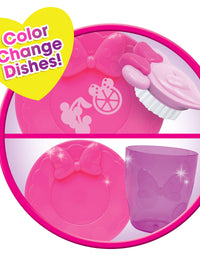 Minnie's Happy Helpers Magic Sink Set, Pretend Play Working Sink, Kids Kitchen Set Toys, by Just Play
