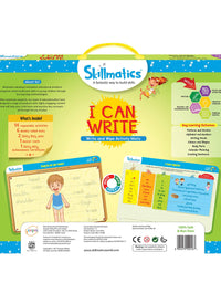 Skillmatics Educational Game : I Can Write | Reusable Activity Mats with 2 Dry Erase Markers | Gifts & Preschool Learning for Ages 3-6
