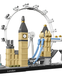 LEGO Architecture London Skyline Collection 21034 Building Set Model Kit and Gift for Kids and Adults (468 Pieces)
