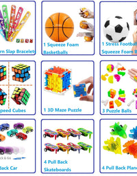 52 Pack Party Favors Toy Assortment Bundle for Kids,Birthday Bag Fillers Stocking Stuffers,Carnival Prizes School Classroom Rewards Treasure Box Toys Pinata Stuffers Goodie Bags Bulk Toys
