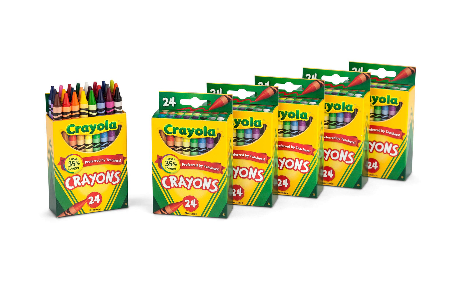 Crayola Crayons, School & Art Supplies, Bulk 6 Pack of 24Count, Assorted