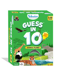 Skillmatics Card Game : Guess in 10 Animal Planet | Gifts for Ages 6 and Up | Super Fun for Travel & Family Game Night
