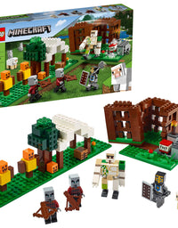 LEGO Minecraft The Pillager Outpost 21159 Awesome Action Figure Brick Building Playset for Kids Minecraft Gift (303 Pieces)
