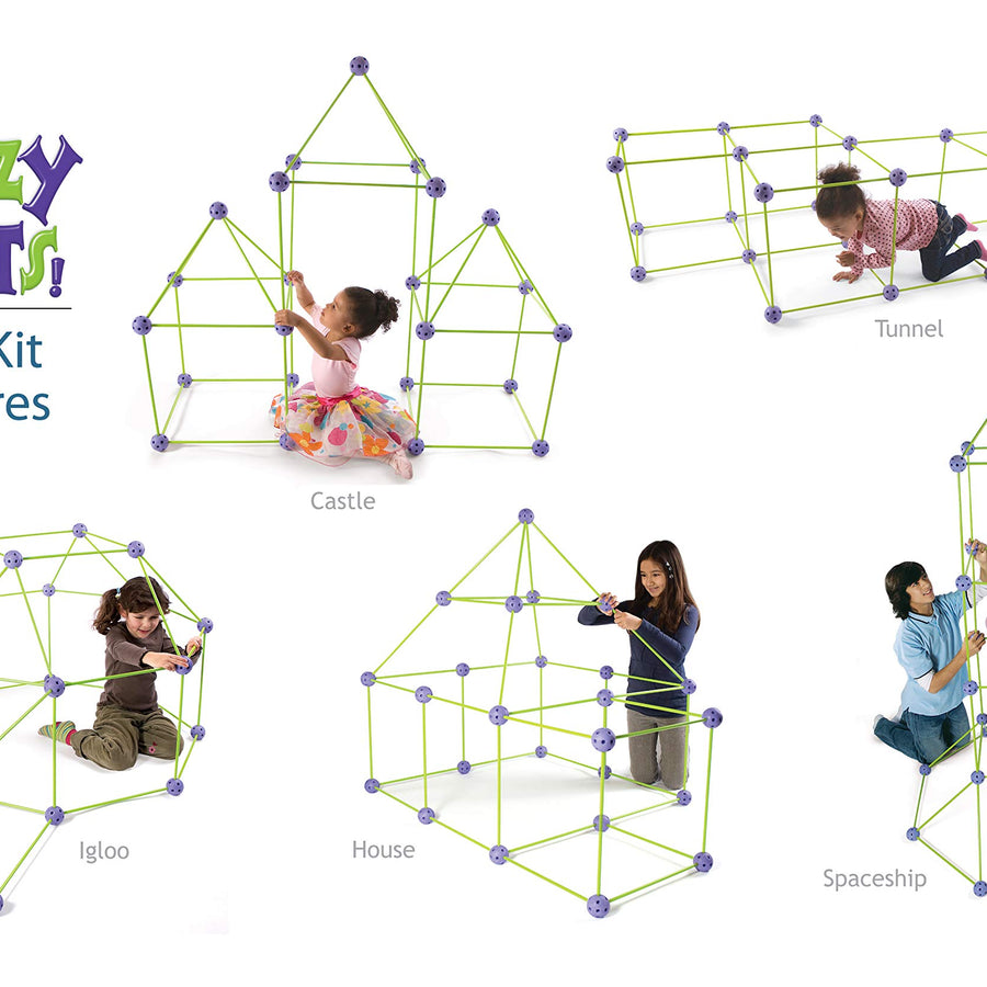 Crazy Forts, Purple, 69 Pieces
