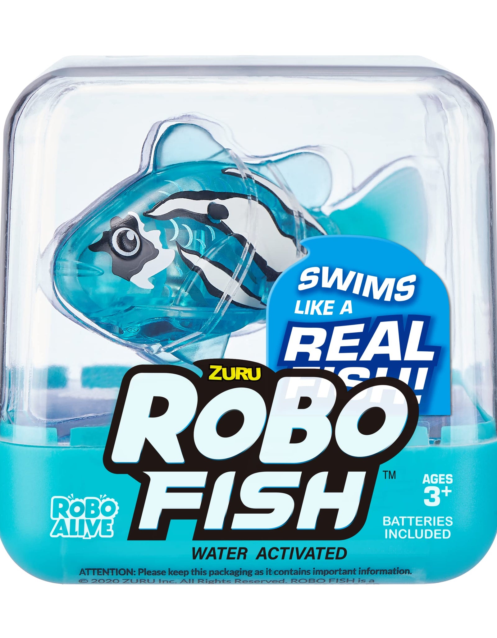 Robo Alive ZURU Fish-SERIES1 2PK(Teal+Orange) (7141A-S001)