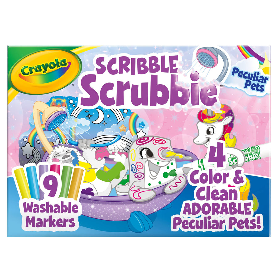 Crayola Scribble Scrubbie, Peculiar Pets, Gifts for Girls & Boys, Kids Toys, Ages 3, 4, 5, 6
