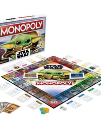 Monopoly: Star Wars The Child Edition Board Game for Families and Kids Ages 8 and Up, Featuring The Child, Who Fans Call Baby Yoda
