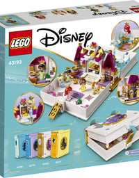 LEGO Disney Ariel, Belle, Cinderella and Tiana’s Storybook Adventures 43193 Building Toy for Kids; New 2021 (130 Pieces)
