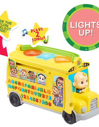 CoComelon Musical Learning Bus, Number and Letter Recognition, Phonetics, Yellow School Bus Toy Plays ABCs and Wheels on the Bus, by Just Play
