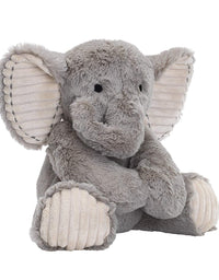 Lambs & Ivy Jungle Safari Gray Plush Elephant Stuffed Animal Toy - Jett
