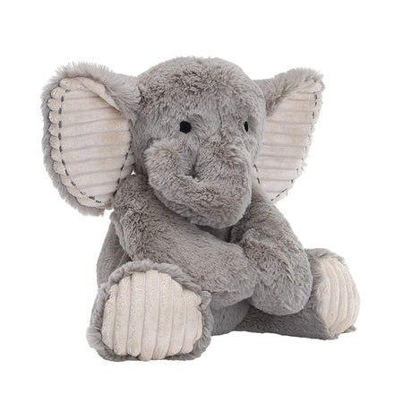 Lambs & Ivy Jungle Safari Gray Plush Elephant Stuffed Animal Toy - Jett