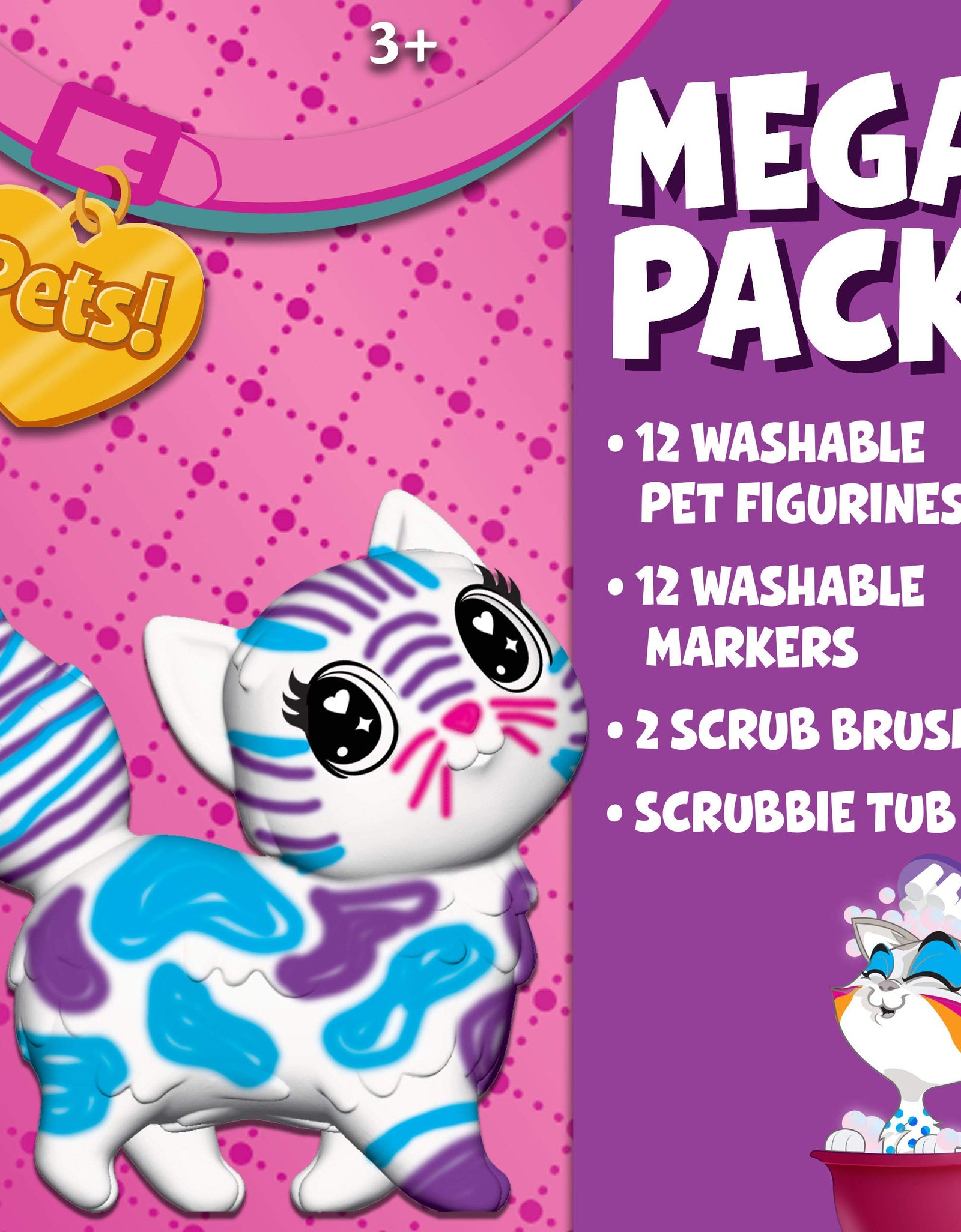 Crayola Scribble Scrubbie Pets Mega Pack, Animal Toy for Kids, Gift, Age 3+