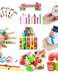 Christmas Pop Fidget Toy Packs Dimple Stress Relief Fidget Toys for Kids Party Favors Stocking Stuffers (Christmas-44)
