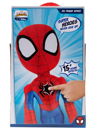 Spidey and His Amazing Friends - My Friend 16” Plush with Sounds - Toys for Kids Ages 3 and Up - Featuring Your Friendly Neighborhood,SNF0050
