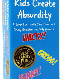 Kids Create Absurdity: Laugh Until You Cry! Fun Card Game for Kids Family Game Night

