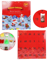 Christmas Advent Calendar 2021 for Kids, 24 pcs Squishy Fidget Toys Advent Calendar for Christmas Countdown Xmas Gift for Toddler Boys and Girls Birthday Holiday Party Christmas
