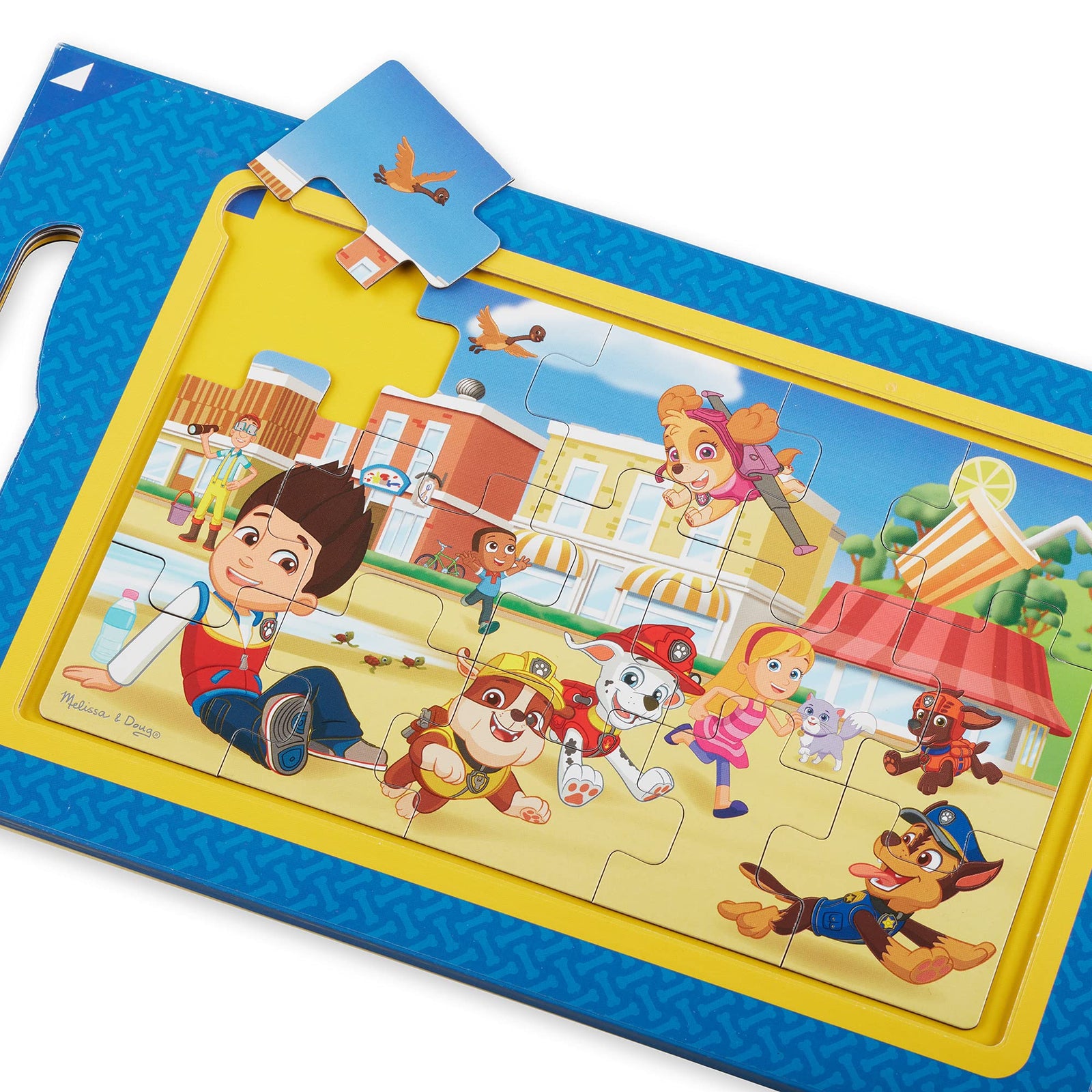 Melissa & Doug PAW Patrol Take-Along Magnetic Jigsaw Puzzles (2 15-Piece Puzzles)