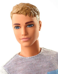 Barbie Travel Ken Doll, Dark Blonde, with 5 Accessories Including a Camera and Backpack, for 3 to 7 Year Olds [Amazon Exclusive]
