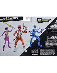 Power Rangers Beast Morphers Special Episode 3-Pack Action Figure Toys Dino Thunder Blue Ranger, Mighty Morphin Red Ranger, Dino Charge Pink Ranger (Amazon Exclusive)
