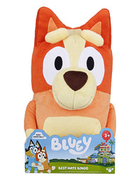 Bluey - Bingo 16" Stuffed Animal - Playtime & Naptime Companion | Jumbo Size, Soft Deluxe Materials - Huggable Cuddles Best Friend
