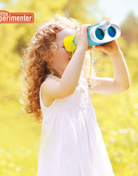 Toy Binoculars for Toddlers and Kids – Kids Toy Binoculars with Flashlight – Face Comfy Binoculars for Toddlers and Children Boys and Girls Age 3-12
