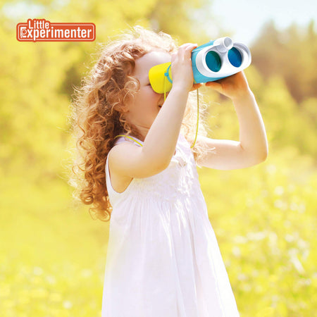 Toy Binoculars for Toddlers and Kids – Kids Toy Binoculars with Flashlight – Face Comfy Binoculars for Toddlers and Children Boys and Girls Age 3-12