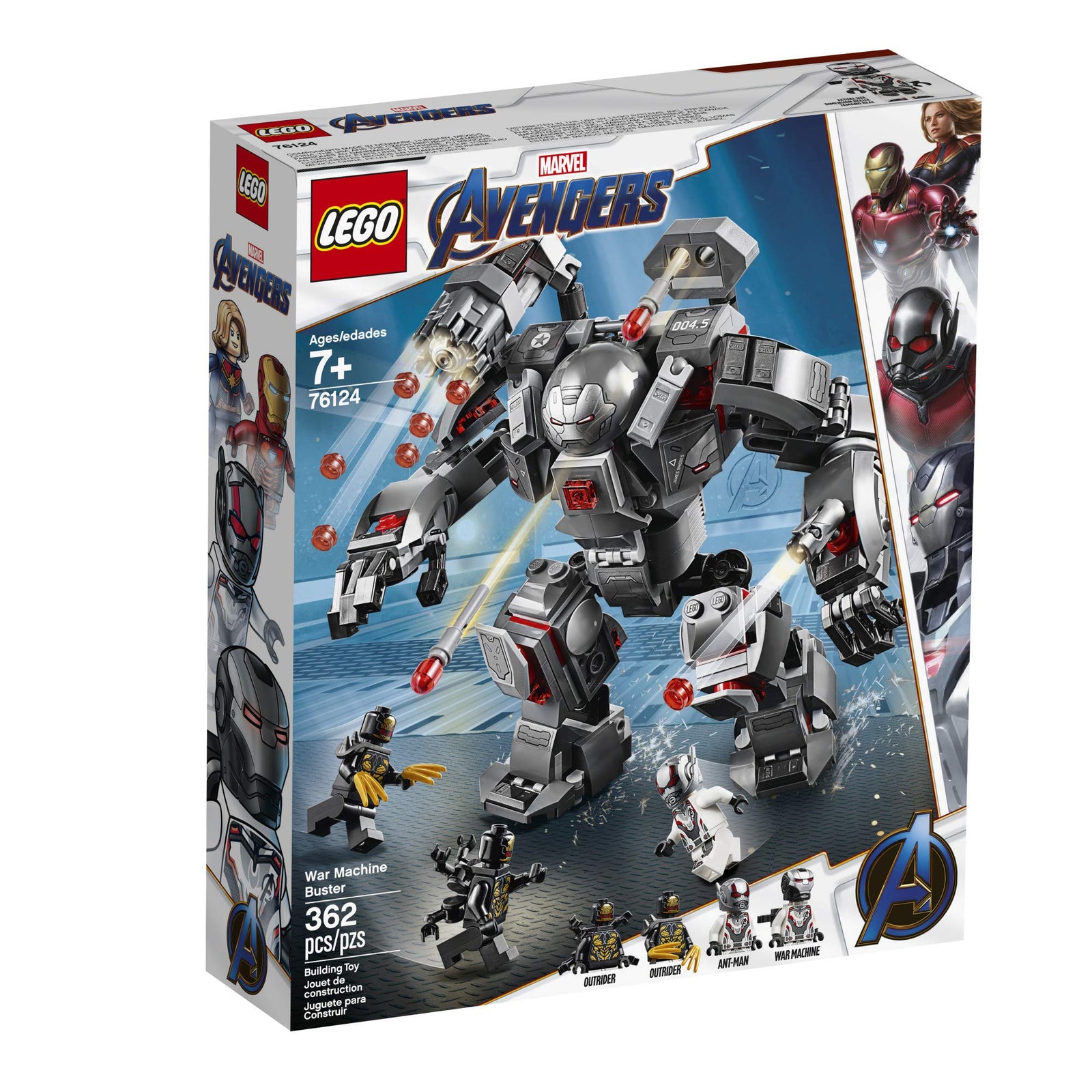 LEGO Marvel Avengers War Machine Buster 76124 Building Kit (362 Pieces)