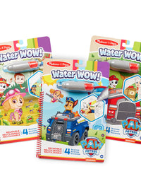 Melissa & Doug PAW Patrol Water Wow! 3-Pack - Skye, Chase, Marshall Water Reveal Travel Activity Pads
