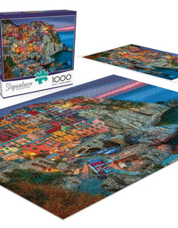 Buffalo Games - Cinque Terre - 1000 Piece Jigsaw Puzzle Multi, 26.75"L X 19.75"W
