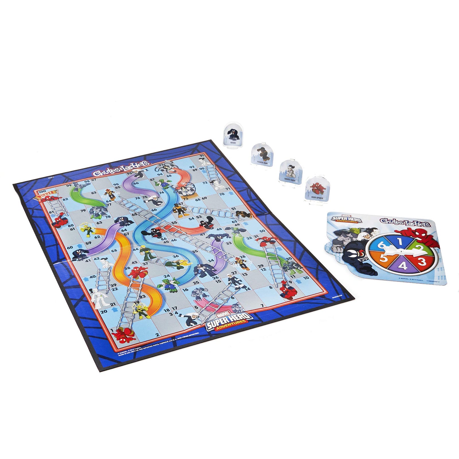 Hasbro Gaming Marvel Spider-Man Web Warriors Chutes & Ladders Game (Amazon Exclusive)