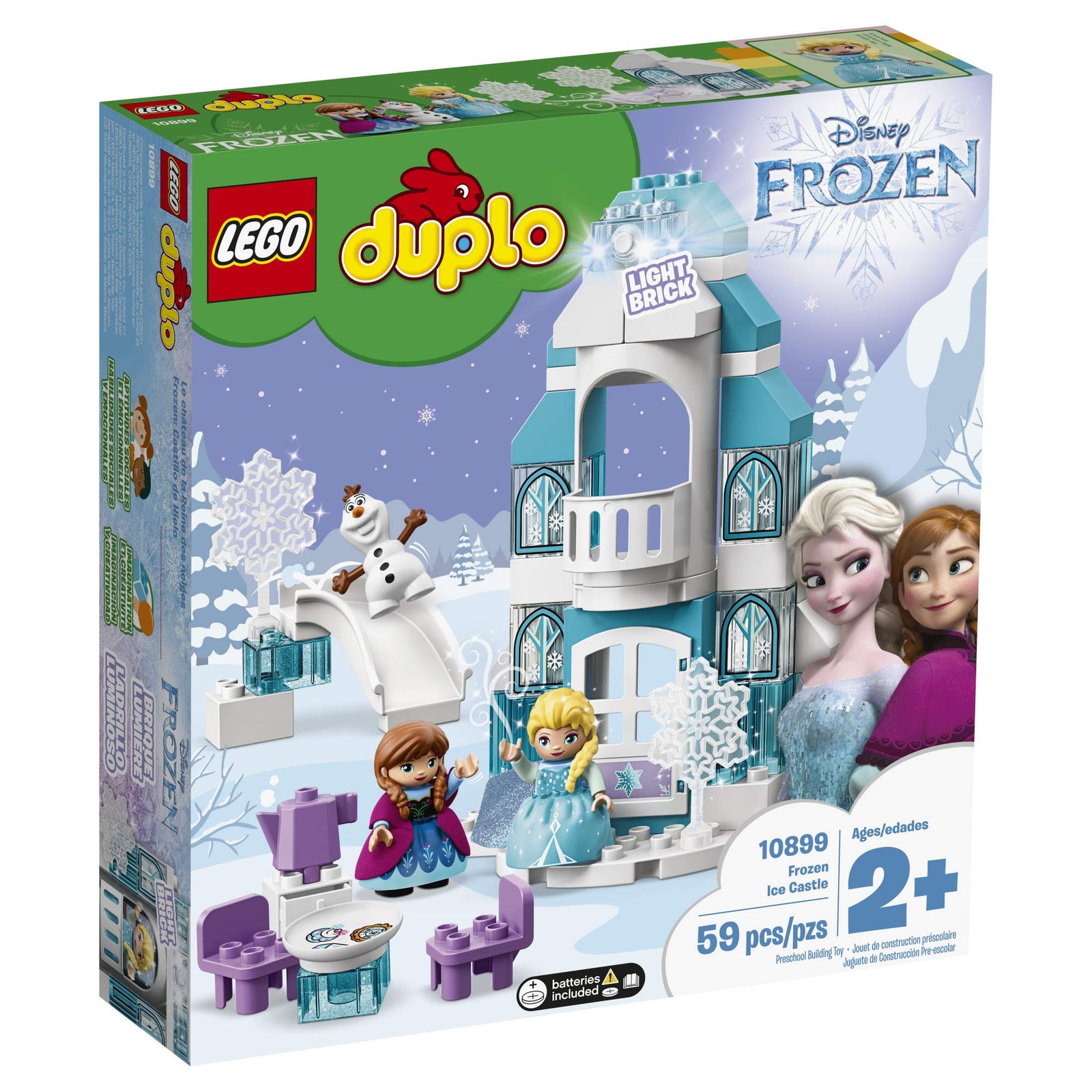 LEGO DUPLO Disney Frozen Ice Castle 10899 Building Blocks (59 Pieces)