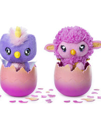 Hatchimals Hatchtopia Life 2-Pack, 2-inch tall Plush Hatchimals with Interactive Game, for Ages 5 and up (Styles May Vary)
