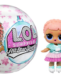 LOL Surprise All-Star Sports Series 5 Winter Games Sparkly Collectible Doll with 8 Surprises, Mix & Match Accessories, Gift for Kids, Toys for Girls and Boys Ages 4 5 6 7+ Years Old, (Styles May Vary)
