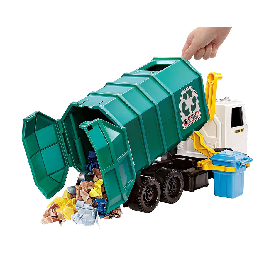 Matchbox Garbage Truck Large [Amazon Exclusive] Multi, 15"