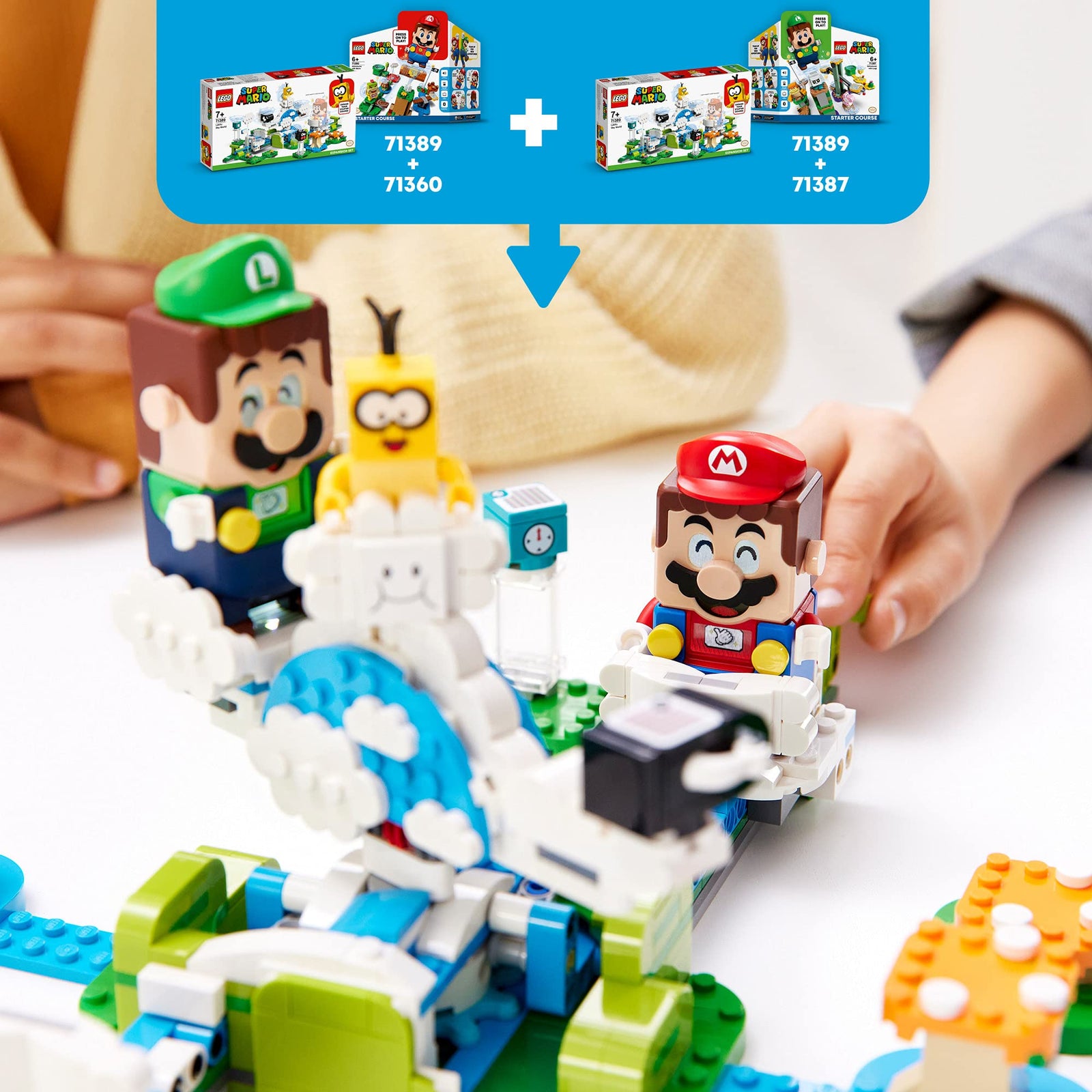 LEGO Super Mario Lakitu Sky World Expansion Set 71389 Building Kit; Collectible Toy Playset for Kids; New 2021 (484 Pieces)