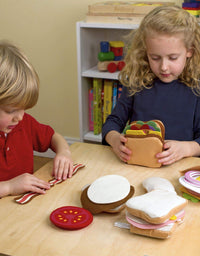 Melissa & Doug Felt Food Sandwich Play Food Set (33 pcs)
