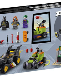 LEGO DC Batman: Batman vs. The Joker: Batmobile Chase 76180 Collectible Building Toy; Includes Batman, Batgirl and The Joker Minifigures Plus Buildable Batmobile and Hot Rod, New 2021 (136 Pieces)
