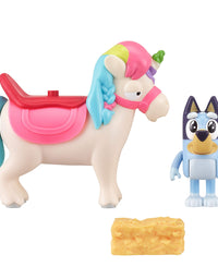 Bluey Vehicle and Figure Pack, 2.5-3" Articulated Figures - Unipony (13050)
