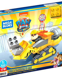 Mega Bloks PAW Patrol Rubble's City Construction Truck, Building Toys for Toddlers (17 Pieces)
