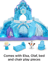 Disney Frozen Elsa's Ice Palace by Little People, Musical Light-Up Playset Featuring Elsa and Olaf, Dazzling Lights, Sounds, and the Hit Song, "Let It Go"!
