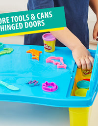 Play-Doh Play 'N Store Kids Play Table for Arts & Crafts Activities with 8 Non-Toxic Colors, 2 Oz Cans (Amazon Exclusive)
